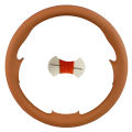 Customize DIY Car Steering Wheel Cover For Honda Fit 2009-2013 City Jazz Original Leather Steering Wrap Hand Sewing. 