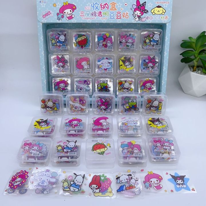 %E3%80%90Exclusive%20Offer%E3%80%9130pcs%20Sanrio%20Cinnamoroll%20My%20Melody%20Kuromi%20Transparent%20Peas%20Stickers%20Storage%20Box%20Children%20Diy%20Decorative%20Materials%20Stickers%20-%20Image%203