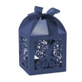 50pcs Wedding Cake Laser Cut  boxes Party  Sweets  Candy Chocolate Decorative  Gift  Box. 