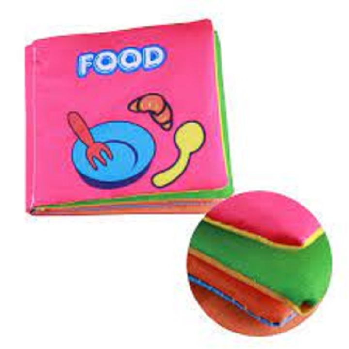 Baby%20Soft%20Cloth%20Book%20EDUCATION%202Ps(Animal,Food)%20-%20Image%204