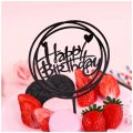 Happy birthday cake toppers /Multiple style happy birthday cake toppers / Acrylic cake toppers / birthday party cake decorations. 