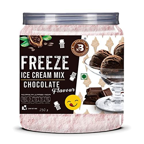 Brew Lab Instant Chocolate Freeze Ice cream Mix Powder | Easy To Make | Ready To Eat - 250Gram(FROM INDIA)JEZ