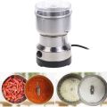 Portable Electric Grinder Multi-Functional Electric Stainless Steel Herbs Spices Nuts Grain Grinder, Portable Coffee Bean Seasonings Spices Mill Powder Machine Grinder Machine for Home and Office. 
