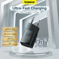Baseus 30W GaN5 Type C Fast Charging Charger for iPhone 14 pro max SAMSUNG S22 Huawei Xiaomi Realme EU. 