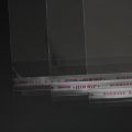 100pcs Transparent Self Adhesive Seal Plastic Storage Bag OPP Poly Pack Gift Polythene Bag With Hang Hole Retail Packaging Pouch CD Cover. 