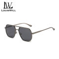 LouisWill Sunglasses Large Frame Double Beam Sunglasses TAC Polarized Sunglasses Unisex Fashion Sunglasses Driving Glasses Sunglasses Fashion Personality Sunglasses UV400 Protection Clean Vision for Men Women. 