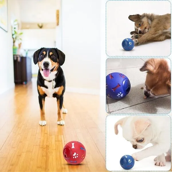 Pets Toys Chew Dispenser Leakage Food Balls Small Medium Large Dog Play Interactive Toy Cat Teething Training Balls 7.5/11cm