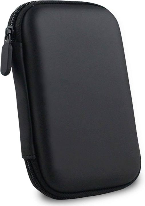 New style Portable Shock Proof HDD case 2.5 inch Cover Pouch Bag for USB External Hard Disk Compatible with Seagate/Toshiba/Western Digital/WD My Passport -Black Pouch