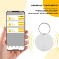 Portable Mini GPS Bluetooth Anti Lost Tracker For Old Men Kid Pet Bluetooth 5.0 Mobile Key Round Tracking Smart Finder Locator. 