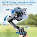 AOCHUAN 3-Axis Handheld Gimbal Stabilizer for Smartphone with Fill Light for iPhone Android Face Tracking Tiktok Vlog Smart XE. 