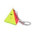 Pyraminx key Ring QIYI Cube Rubik's Magic Cube - 3x3x3 - Smooth Speed Cube QIYI Cube 4.5cm. 