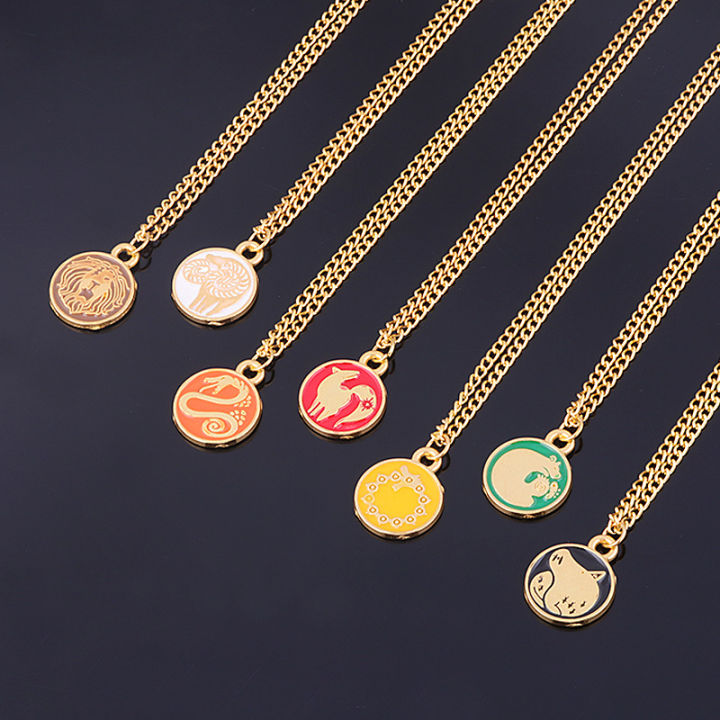 Golden%20The%20Seven%20Deadly%20Sins%20Necklace%20Meliodas%20Escanor%20Nanatsu%20No%20Taizai%20Merlin%20Ban%20King%20Gowther%20Tattoos%20Logo%20Pendant%20Necklace%20-%20Image%203