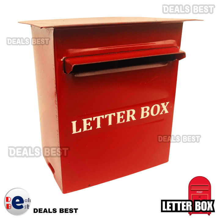 Letter%20Box%20Mail%20Box%20Post%20Box%20High%20Quality%20Wall%20Mounted%20-%20Dark%20Red%20-%20Image%206