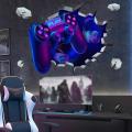Big Size Game controller wall sticker universe starry sky esports room electronic game decoration decoration wall sticker. 