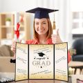 Elegant Graduation Signature Book Memorable Hardcover Signature Guest Book Congrats Party Supplies for Graduation Ceremony. 