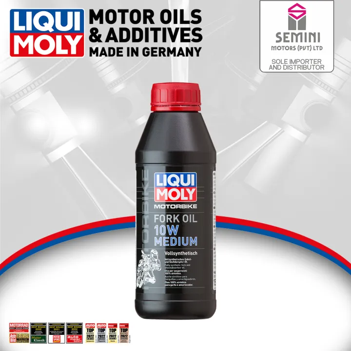 MOTORBIKE FORK OIL MEDIUM FULLY SYNTHETIC 10W 500M