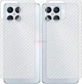 Honor X6 Carbon Fiber Protector 3D Back Skin Protective Anti Fungal Back Sticker For Honor X6. 