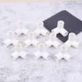 10Pcs PVC Elbow 3 Way Pipe Fittings PVC Garden Right Angle Tee Corner Joint Tent Feet Corner Center Connector. 