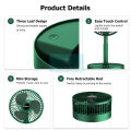 DoomHot Rechargeable Fan Mini Electric Foldable Telescopic Fan Low Noise Portable Folding Small Desktop Fan High Batt-ery Life USB Rechargeable Floor Fan For Student Dormitory Home Outdoor Camping Office. 