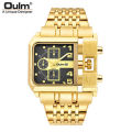 Oulm brand fashion business, large dial, luxury, style, quartz men's watch. 
