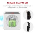 Sound Amplifier Portable Rechargeable Mini Voice Amplifier LED Display with MIC. 