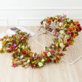 Artificial Flowers for Decoration Floral Rose Vines Wisteria Hanging Flowers Garland for Home Party Wedding Decor. 