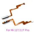 For Xiaomi MI 11T Pro Fingerprint Sensor Home Button Ribbon Power Switch On Off Flex Cable. 