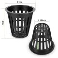 180 Pack 2 Inch Net Cups Slotted Mesh Wide Lip Filter Plant Net Pot Bucket Basket for Hydroponics. 