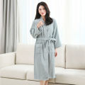 Japanese Style Kimono Pure Cotton Bathrobe Towel Material Loose Multi-Needle Double-Sided Terry Bathrobe Cotton Hotel Nightgown Absorbent. 