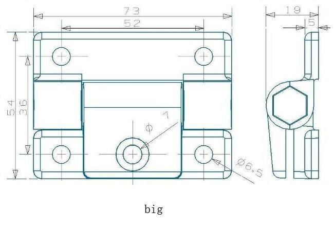 6pcs%20Plastic%20Z%20Shape%20Adjustable%20Torque%20Damping%20Hinge%20Stop%20Random%20Gemel%20Black%20White%20Positioning%20Angle%20Hinge%20-%20Image%203