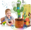 Intelligent Cactus Interactive Learning and Musical Kawaii Toy for Kids to Dance Record and Speak with Fun peluches Plush toys. 