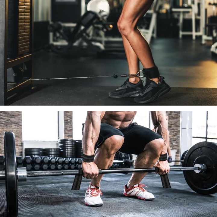 NEW%20Nylon%20Construction%20Cable%20Machine%20Attachment%20Set%20Detachable%20Heavy-Duty%20Lat%20Pulldown%20Gear%20Durable%20Lifting%20Wrist%20Straps%20Fitness%20Equipment%20-%20Image%203