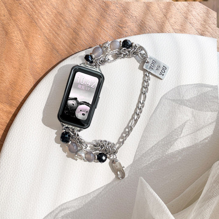 Suitable%20for%20Huawei%20bracelet%208/9/7nfc%20strap%20Honor%209/6%20bracelet%20watch%20chain%20ins%20Xiaohongshu%20girls%20advanced%20strap%20-%20Image%206