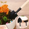 SuperRide Kids Planting Tool Kit Mini Gardening Tools Set for Kids Metal Trowel Rake Shovel with Wooden Handle for Transplanting Loosening Soil in Potted Plants at Home or Office Kids' Outdoor Activity Set. 
