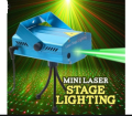 Mini Laser Stage Lighting LED Mini Stage Light Laser Projector Club Dj Disco Bar Stage Light, Voice-activated Version110-240V - Blue. 