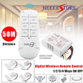 Digital Remote Control Light Switch Wireless ON OFF Remote Control Switch for Light Bulb Chandelier 220V Wayswireless controller switch 4ways. 
