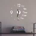 DIY Wall Clock, Letter Numeral Hanging Clock Decorative Ornament. 