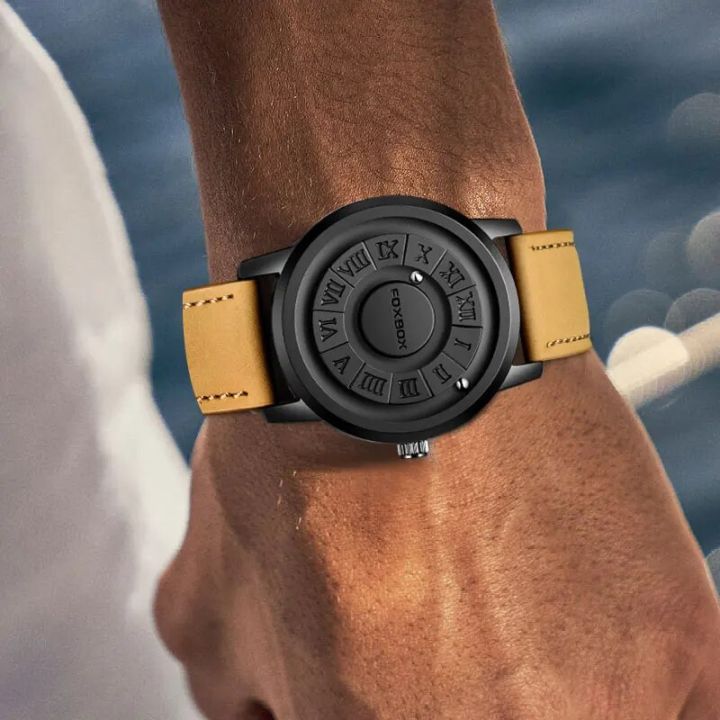 FOXBOX%20Man%20Watch%20LIGE%20Brand%20Creative%20Stainless%20Steel%20Band%20Scrolling%20Beads%20Quartz%20Watches%20for%20Men%20Magnetic%20Force%20Waterproof%20Clock%20-%20Image%205