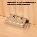 【FOOT SOFA】1xStainless Steel Door Close Latch Cupboard Cabinet Double Roller Catch Magnetic Cabinet Catches Furniture Hardware Accessories. 