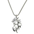 Vintage Magic Steampunk Glowing Luminous Punk Dragon Pendants Necklaces for Mens Women Jewelry Glow In The Dark Pendant Necklace. 