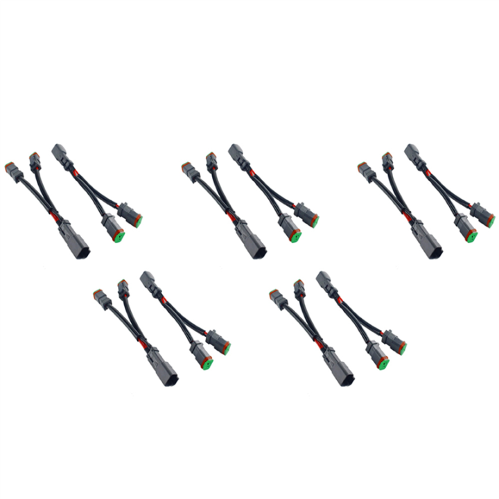 Adattatore Cablaggio Tipo Tedesco DT DTP A 2 Pin Femmina – Per LED Pod E Luci Moto/Auto, IP68, 21 Cm
