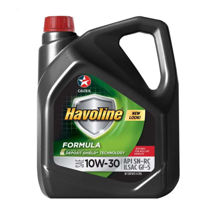 CALTEX Havoline Formula SAE 10W-30 (3L) for Petrol Cars & Vans