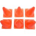 7-Inch Plastic Traffic Cones (6-Pack) Multi-Purpose Cone Traffic Cone. 