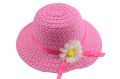 2-5 YEARS Summer Baby Straw Hat Kids Cat Ear Decoration Cute Beach Cap Girls Boys Solid Sun Hat Girls Sunhat. 