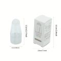 1 X Scalp Oil Applicator Bottle with Comb - Leak-Proof Reusable Design, 5 Ball Heads for Smooth And Fast Discharge, Easy Oiling And Application, White, Gray, 2 Colors Optional, Suitable for All Hair Types And Oil Guided Massage. 