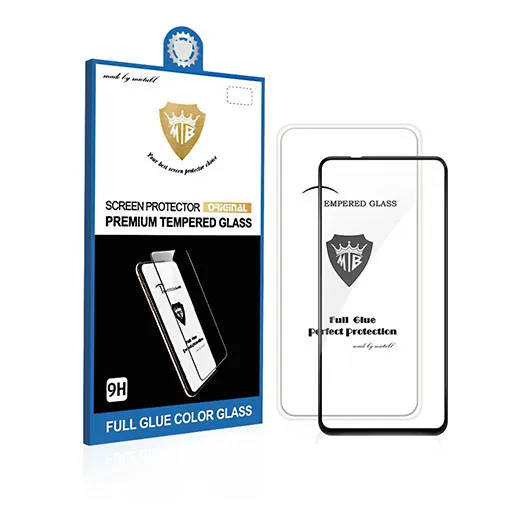 Tempered Glass Full Glue Screen Protector MTB Edge protection For VIVO Y90/Y91/Y91I/Y91C/Y93/Y95