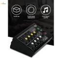 Audio Mixer 8 Channel Input Professional Line Mixer Sound Mixing Console Low Noise for Microphones. 