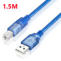 1.5M / 3M / 5M / 10M USB Extension Print Cable High Speed 2.0 A Male to B Male USB Printer/Photocopier/Scanner Cord, for with HP, Epson, Canon, Dell, Brother, Samsung, DAC and More. 