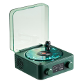 Waves Vintage Vinyl Record Bluetooth Speaker with RGB Ambient Lights. 