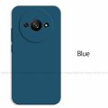 Solid Liquid Silicone Back Cover For Redmi A3. 